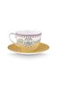 Set/2 Tasses et Soucoupes Lily&Lotus Tiles Jaune 300ml
