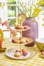 3/Layer Cake Stand Lily&Lotus Yellow