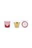 Tea for One Love Birds Medallion Rouge-Rose