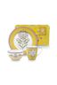 Set/3 Frühstück Set Lily&Lotus Gelb
