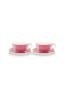 Set/2 Espresso Tasse & Untertasse Royal Rosa 125ml