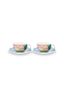 Set/2 Tee Tasse & Untertasse Royal Flowers 250ml