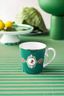 Set/2 Tasses Petite Love Birds Medallion Emerald