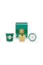 Tea for One Love Birds Medallion Stripes Emerald-Green