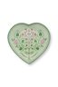 Set/2 Assiettes en Forme de Cœur Lily&Lotus Vert Clair 21.5cm