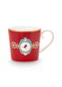 Set/2 Tasses Petite Love Birds Medallion Rouge