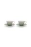 Set/2 Tasses et Soucoupes à Expresso Blooming Tales Bleu 120ml