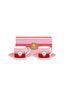 Set/2 Tasse & Untertasse Love Birds Medallion Rot-Rosa