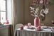 Tea for One Love Birds Medallion Streifen Rot-Rosa