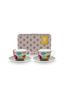 Set/2 Kop & Schotel Blooming Tales Fantasy Blauw 280ml