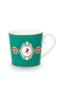 Set/2 Tasses Petite Love Birds Medallion Emerald