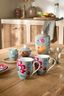 Set/2 Tasses Blooming Tales Fantasy Bleu 450ml