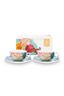 Set/2 Tee Tasse & Untertasse Royal Flowers 250ml