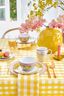 Assiette Plate Lily&Lotus Tiles Jaune 26.5cm