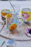 Set/2 Tassen Royal Flowers 325ml