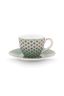 Set/2 Tasses et Soucoupes à Expresso Blooming Tales Bleu 120ml