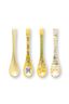 Set/4 Teelöffel Lily&Lotus Gelb