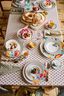 Assiette Plate Blooming Tales Bleu 26.5cm