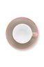 Set/2 Tasses et Soucoupes à Expresso Blooming Tales Khaki 120ml