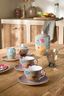 Set/2 Tasses et Soucoupes Blooming Tales Fantasy Khaki 300ml