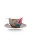 Set/2 Tasses et Soucoupes Blooming Tales Fantasy Khaki 300ml