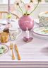 Set/2 Bougeoir Boule en Métal Cœur Lilas