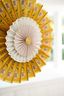 Papier en Rosette Jaune 35cm