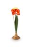 Déco Fleur Métal Orange 40cm