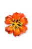 Déco Fleur Métal Orange 40cm