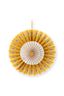 Papier en Rosette Jaune 35cm