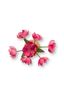 Déco Fleur Métal Rose 36cm
