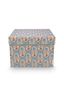Set/2 Boîte Carré Blooming Tales Bleu-Khaki
