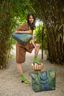 Tote Bag Tilda Large Bodhi Flower Green
