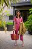 Tote Bag Tilda Medium Bodhi Flower Roze