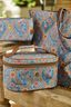 Beauty Case Cleo Ornamento Blauw