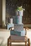 Set/3 Schachtel Rund Blooming Tales Blau-Khaki