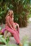 Britta Pantalon Velvet Rose