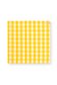 Set/4 Serviettes Check Jaune