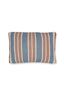 Zierkissen Bonsoir Combistripe Blau