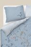 Kussensloop Bamboo Blossom Lichtblauw