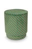 Pouf Block Stripe Vert