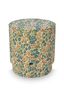 Hocker Poppy Jacquard Blau
