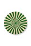Table d'appoint Métal Vert/Blanc cassé 52cm