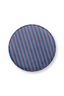 Hocker Block Stripe Blau