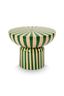 Table d'appoint Métal Vert/Blanc cassé 52cm