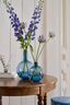 Vase Verre Bleu 22cm