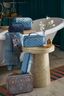 Necessaire Cyrille Klein Jaipur Flower Blau