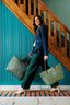 Tote Bag Tilda Large Mumbai Morning Green