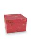 Set/2 Schachtel Quadrat Blooming Tales Rot