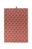 Set/2 Theedoeken Blooming Tales Bustani-Pashmina Donkerrood